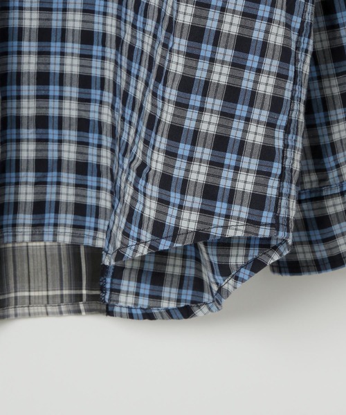 BAYFLOW(ベイフロー)の「リメイクライクシャツ(シャツ/ブラウス・メンズ・ブルー/ベージュ・FREE)」の19枚目の写真