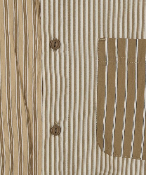 BAYFLOW(ベイフロー)の「リメイクライクシャツ(シャツ/ブラウス・メンズ・ブルー/ベージュ・FREE)」の7枚目の写真