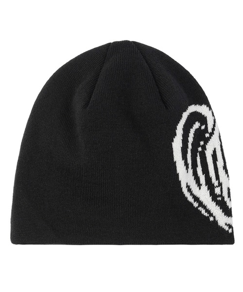 OY(オーワイ)の「『OY/オーワイ』SWIRL HEART BEANIE/スワール ハート ビーニー(ニットキャップ/ビーニー・レディース・ブラック/ベージュ・FREE)」の9枚目の写真