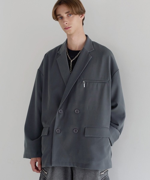 セットアップ可】ダブルテーラードジャケット（テーラード