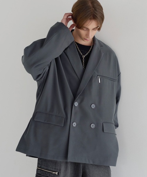 SOCCE（ソーシー）の「【セットアップ可】ダブルテーラードジャケット