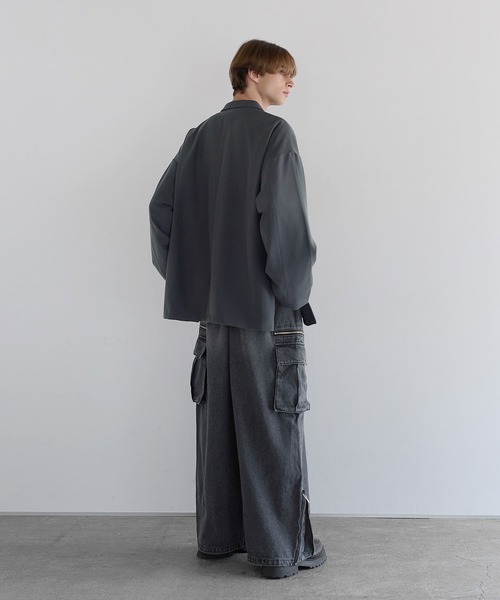 【完売品】SOCCE ダブルテーラードハーフスリーブジャケット S SOCCE ジャケット テーラードジャケット 「セットアップ可