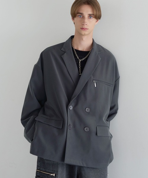セットアップ可】ダブルテーラードジャケット（テーラード