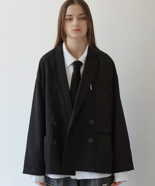 セットアップ可】ダブルテーラードジャケット（テーラードジャケット