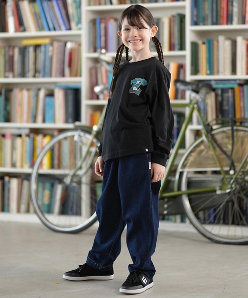 ELEMENT（エレメント）の「ELEMENT/エレメント SHOD PANTS STD DNM YOUTH キッズ ロンパン BF026-720（その他パンツ・キッズ・ダークインディゴブルー/ライトインディゴブルー/グレー系その他・130cm/140cm/150cm/160cm）」の13枚目の写真