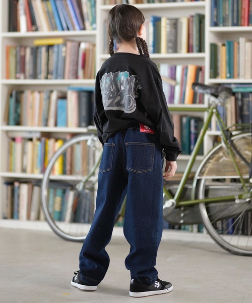ELEMENT（エレメント）の「ELEMENT/エレメント SHOD PANTS STD DNM YOUTH キッズ ロンパン BF026-720（その他パンツ・キッズ・ダークインディゴブルー/ライトインディゴブルー/グレー系その他・130cm/140cm/150cm/160cm）」の15枚目の写真