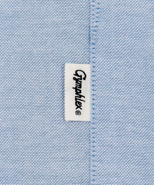 GYMPHLEX（ジムフレックス）の「Gymphlex | オックスフォード レギュラーカラー長袖シャツ MEN（シャツ/ブラウス・メンズ・ホワイト/ブルー・L/M）」の9枚目の写真