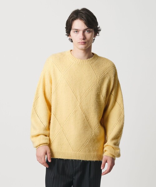 Aimeine エメイン　センタータックキッドモヘヤニット　アイボリー Aimeine｜PETAL ONLINE（ペタルオンライン）