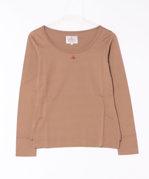 オーガニックコットン天竺ベーシックラウンドネックL/STシャツ(Tシャツ/カットソー オーガニックコットン天竺ベーシックラウンドネックL/STシャツ(Tシャツ/カットソー