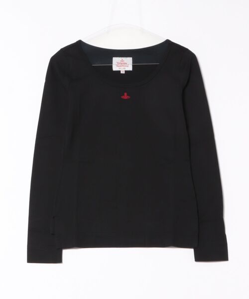 ｵｰｶﾞﾆｯｸｺｯﾄﾝ天竺ﾍﾞｰｼｯｸﾗｳﾝﾄﾞﾈｯｸL/STｼｬﾂ（Tシャツ/カットソー