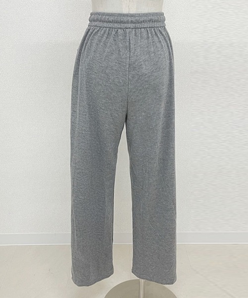 DAY CLOSET（デイ クローゼット）の「【大きいサイズ有/調節紐付き/美シルエワンタック】ベーシックイージースウェットニットパンツ ルームウェア（スウェットパンツ・レディース・グレイッシュベージュ/グレー/ダークグレー/ブラック/キナリ・S/XL/M/L）」の19枚目の写真