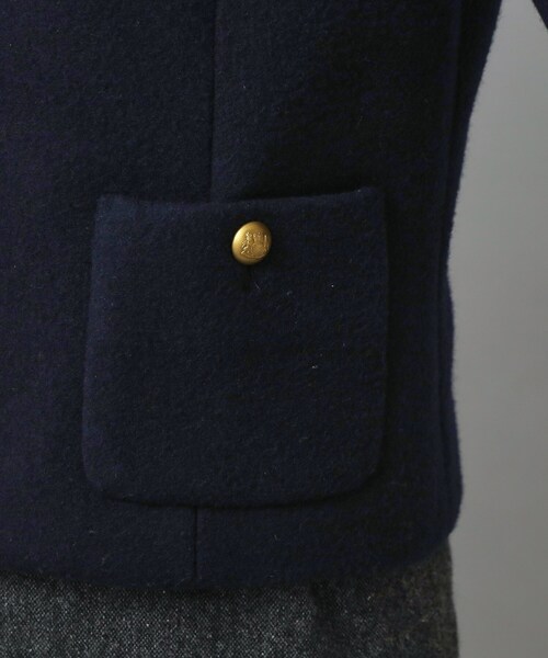 DRESSTERIOR（ドレステリア）の「【otonaMUSE 11月号掲載】2WAYファーカラーメルトンジャケット（ブルゾン・レディース・ネイビー/キャメル・34/36/38）」の20枚目の写真