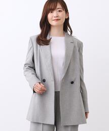 Reflect（リフレクト）の「【単品使いOK◎／ライトアウター／セットアップ可】リラクシーメランジジャケット（テーラードジャケット）」