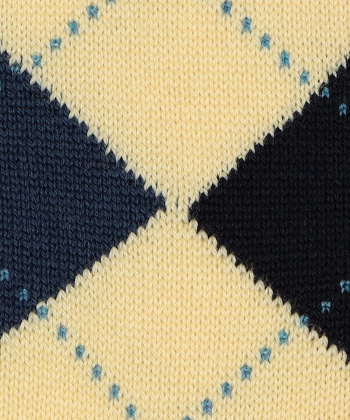 Bresciani（ブレシアニ）の「BRESCIANI ウールナイロン アーガイルソックス（ソックス/靴下・メンズ・イエロー系その他/パープル系その他/レッド系その他2・FREE）」の9枚目の写真