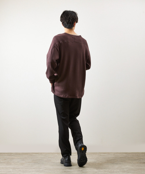 And A(アンドエー)の「GRAMICCI グラミチ / WOOL LIKE SLACKS ウールライクスラックス / GMP5-FJP002(スラックス・メンズ・ブラック/チャコールグレー/ブラウン・SMALL/MEDIUM/LARGE/X-LARGE)」の6枚目の写真