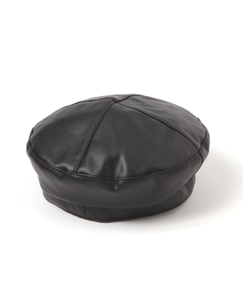 niko and...(ニコアンド)の「オリジナルPUベレー帽(ハンチング/ベレー帽・レディース・ブラック/キャメル・0)」の13枚目の写真