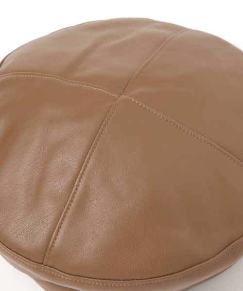 niko and...(ニコアンド)の「オリジナルPUベレー帽(ハンチング/ベレー帽・レディース・ブラック/キャメル・0)」の19枚目の写真