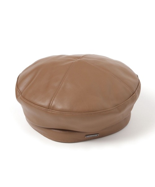 niko and...(ニコアンド)の「オリジナルPUベレー帽(ハンチング/ベレー帽・レディース・ブラック/キャメル・0)」の16枚目の写真