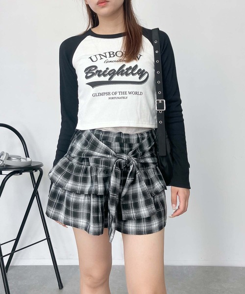 AS KNOW AS plus（アズノゥアズプラス）の「♪ラグランドロストロンT（Tシャツ/カットソー・レディース・ブラック/ダークグリーン/ブラウン/レッド/ブラウン系/レッド系/ネイビー・FREE）」の21枚目の写真