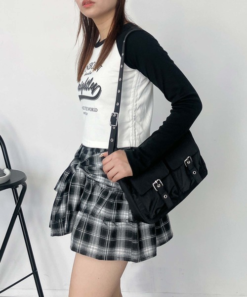 AS KNOW AS plus（アズノゥアズプラス）の「♪ラグランドロストロンT（Tシャツ/カットソー・レディース・ブラック/ダークグリーン/ブラウン/レッド/ブラウン系/レッド系/ネイビー・FREE）」の22枚目の写真