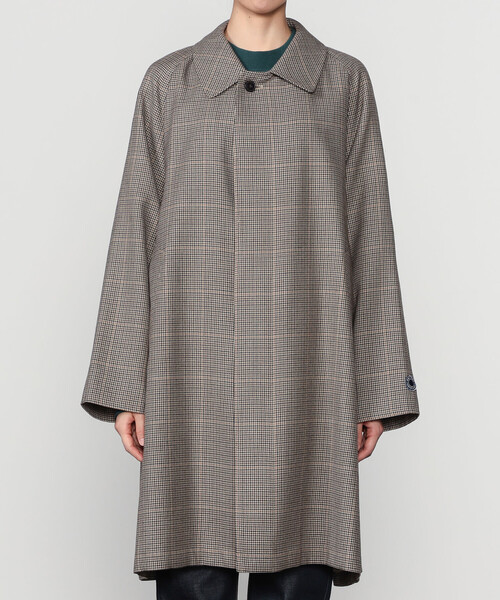 ORCIVAL | 〈別注〉ウールチェック バルマカーンコート WOMEN