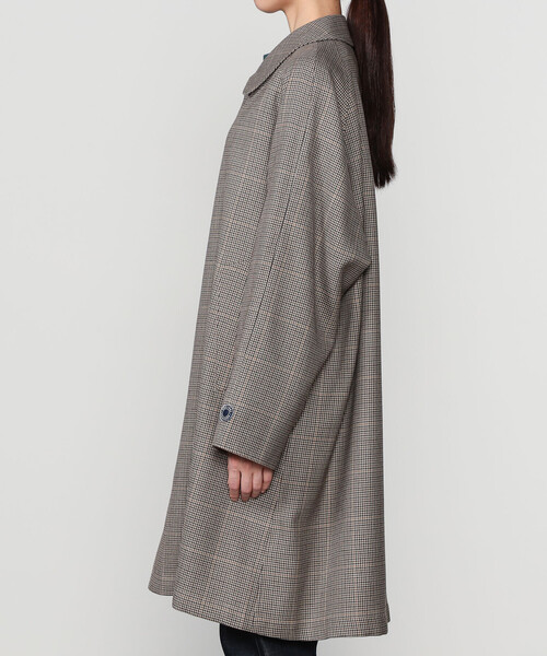 ORCIVAL | 〈別注〉ウールチェック バルマカーンコート WOMEN（ステン