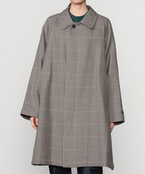 ORCIVAL | 〈別注〉ウールチェック バルマカーンコート WOMEN