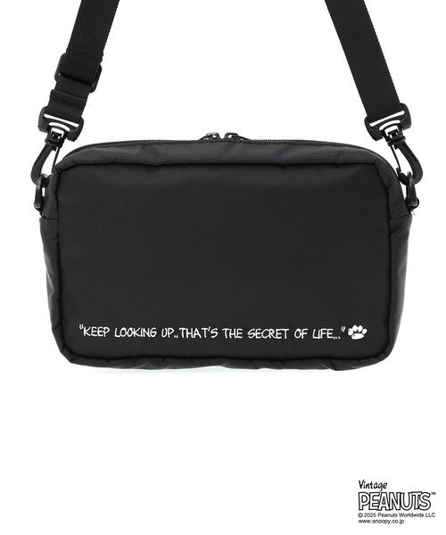 Manhattan Portage（マンハッタンポーテージ）の「JOGGER(L) JPN VER 2 FLIGHT NYLON BACKING PEANUTS 25（ショルダーバッグ・レディース・ブラック・X-SMALL）」の8枚目の写真