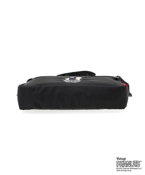 Manhattan Portage（マンハッタンポーテージ）の「JOGGER(L) JPN VER 2 FLIGHT NYLON BACKING PEANUTS 25（ショルダーバッグ・レディース・ブラック・X-SMALL）」の9枚目の写真