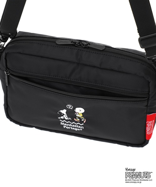 Manhattan Portage（マンハッタンポーテージ）の「JOGGER(L) JPN VER 2 FLIGHT NYLON BACKING PEANUTS 25（ショルダーバッグ・レディース・ブラック・X-SMALL）」の11枚目の写真
