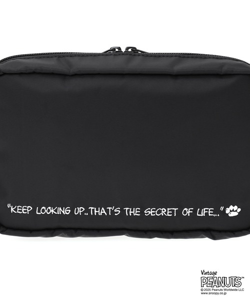 Manhattan Portage（マンハッタンポーテージ）の「JOGGER(L) JPN VER 2 FLIGHT NYLON BACKING PEANUTS 25（ショルダーバッグ・レディース・ブラック・X-SMALL）」の15枚目の写真