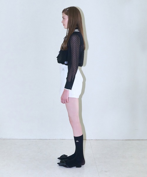 mieya mieya(ミーヤミーヤ)の「【mieya mieya】dot classical ribbon BL/ドットクラシカルリボンブラウス(シャツ/ブラウス・レディース・ホワイト/ブラック・FREE)」の17枚目の写真