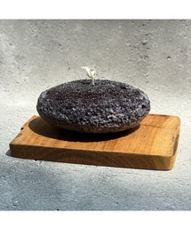 tone（トーン）の「【musk】ブラックのモノトーンストーンキャンドル(MA)（キャンドル）」