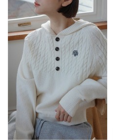 セール】レタリング刺繍ニットカーディガン（カーディガン/ボレロ
