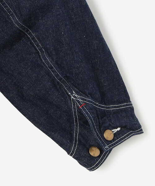 orSlow（オアスロウ）の「orSlow | LOOSE FIT DENIM COVERALL WOMEN（デニムジャケット・レディース・インディゴブルー・F）」の15枚目の写真