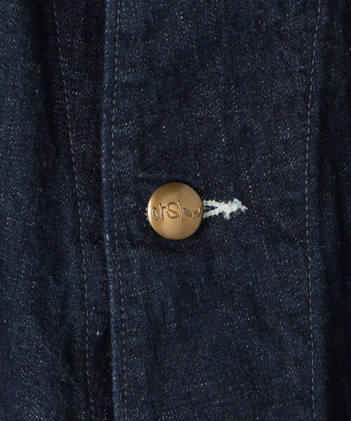 orSlow（オアスロウ）の「orSlow | LOOSE FIT DENIM COVERALL WOMEN（デニムジャケット・レディース・インディゴブルー・F）」の8枚目の写真