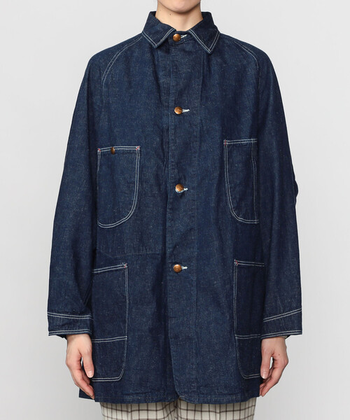orSlow | LOOSE FIT DENIM COVERALL WOMEN（デニムジャケット