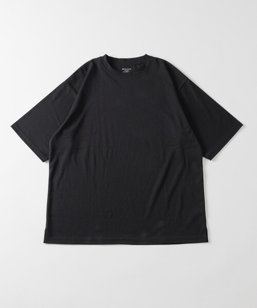 FREAK'S STORE（フリークスストア）の「High-Twist Smooth ソリッド ショートスリーブTシャツ/無地（Tシャツ/カットソー・メンズ・ホワイト/ブラック/チャコールグレー・MEDIUM/LARGE）」の3枚目の写真