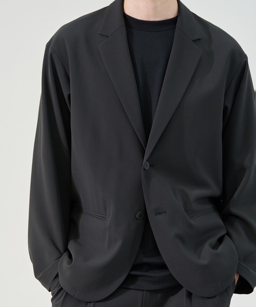 CITY TOKYO（シティトウキョウ）の「【CITY TOKYO/シティートーキョー】Ractive ﾃｰﾗｰﾄﾞｼﾞｬｹｯﾄ（テーラードジャケット・メンズ・ブラック/ベージュ・1/2/3）」の18枚目の写真