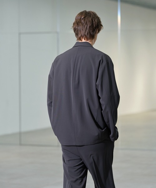 CITY TOKYO（シティトウキョウ）の「【CITY TOKYO/シティートーキョー】Ractive ﾃｰﾗｰﾄﾞｼﾞｬｹｯﾄ（テーラードジャケット・メンズ・ブラック/ベージュ・1/2/3）」の3枚目の写真