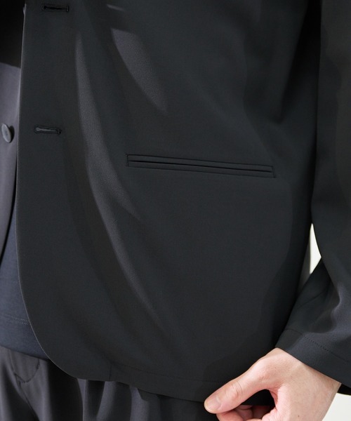CITY TOKYO（シティトウキョウ）の「【CITY TOKYO/シティートーキョー】Ractive ﾃｰﾗｰﾄﾞｼﾞｬｹｯﾄ（テーラードジャケット・メンズ・ブラック/ベージュ・1/2/3）」の14枚目の写真