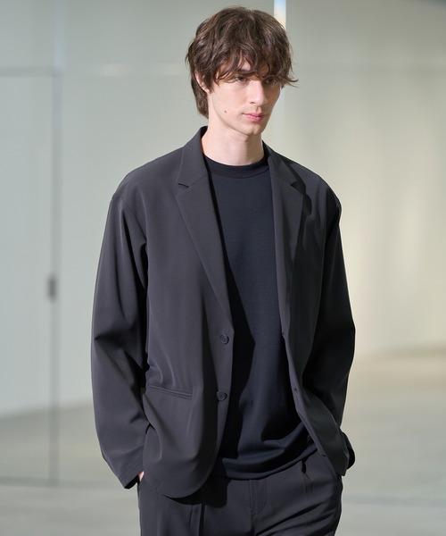 CITY TOKYO（シティトウキョウ）の「【CITY TOKYO/シティートーキョー】Ractive ﾃｰﾗｰﾄﾞｼﾞｬｹｯﾄ（テーラードジャケット・メンズ・ブラック/ベージュ・1/2/3）」の5枚目の写真