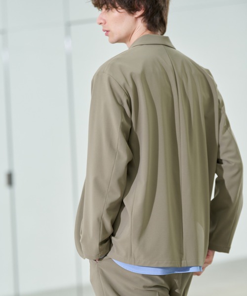 CITY TOKYO（シティトウキョウ）の「【CITY TOKYO/シティートーキョー】Ractive ﾃｰﾗｰﾄﾞｼﾞｬｹｯﾄ（テーラードジャケット・メンズ・ブラック/ベージュ・1/2/3）」の11枚目の写真