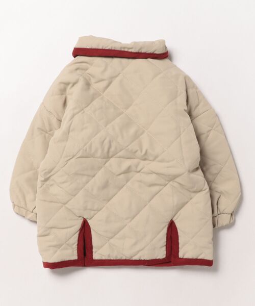 MARKEY'S（マーキーズ）の「【マシンウォッシャブル】ショールカラーダイヤキルトジャケット（ブルゾン・キッズ・カーキ/ベージュ/ライトブルー/ブラック・100/95/90/80/150/140/130/120/110）」の20枚目の写真