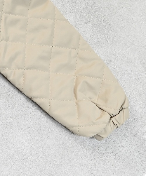 MARKEY'S（マーキーズ）の「【マシンウォッシャブル】ショールカラーダイヤキルトジャケット（ブルゾン・キッズ・カーキ/ベージュ/ライトブルー/ブラック・100/95/90/80/150/140/130/120/110）」の17枚目の写真