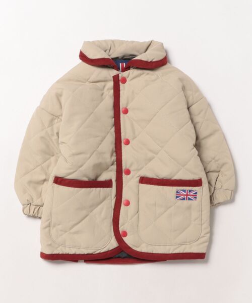 MARKEY'S（マーキーズ）の「【マシンウォッシャブル】ショールカラーダイヤキルトジャケット（ブルゾン・キッズ・カーキ/ベージュ/ライトブルー/ブラック・100/95/90/80/150/140/130/120/110）」の19枚目の写真