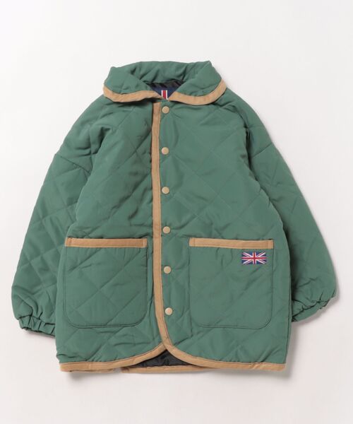 MARKEY'S（マーキーズ）の「【マシンウォッシャブル】ショールカラーダイヤキルトジャケット（ブルゾン・キッズ・カーキ/ベージュ/ライトブルー/ブラック・100/95/90/80/150/140/130/120/110）」の22枚目の写真