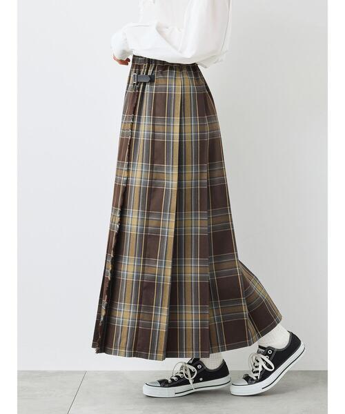 SM2（エスエムツー）の「チェックプリーツスカート（スカート・レディース・ブラック/ブラウン/グレー・F）」の14枚目の写真