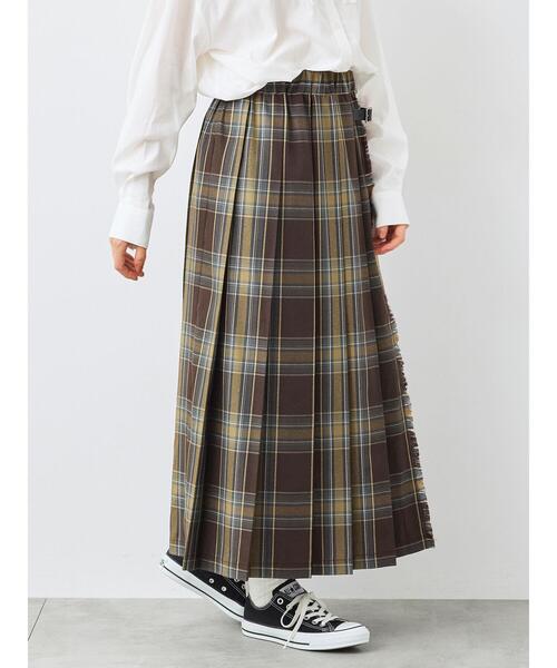 SM2（エスエムツー）の「チェックプリーツスカート（スカート・レディース・ブラック/ブラウン/グレー・F）」の16枚目の写真