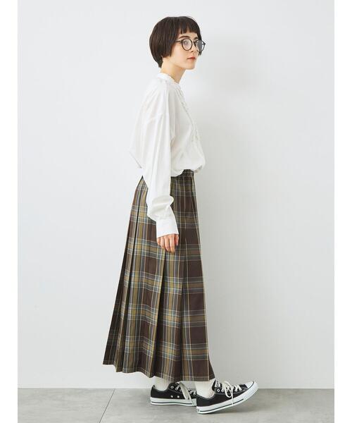 SM2（エスエムツー）の「チェックプリーツスカート（スカート・レディース・ブラック/ブラウン/グレー・F）」の19枚目の写真